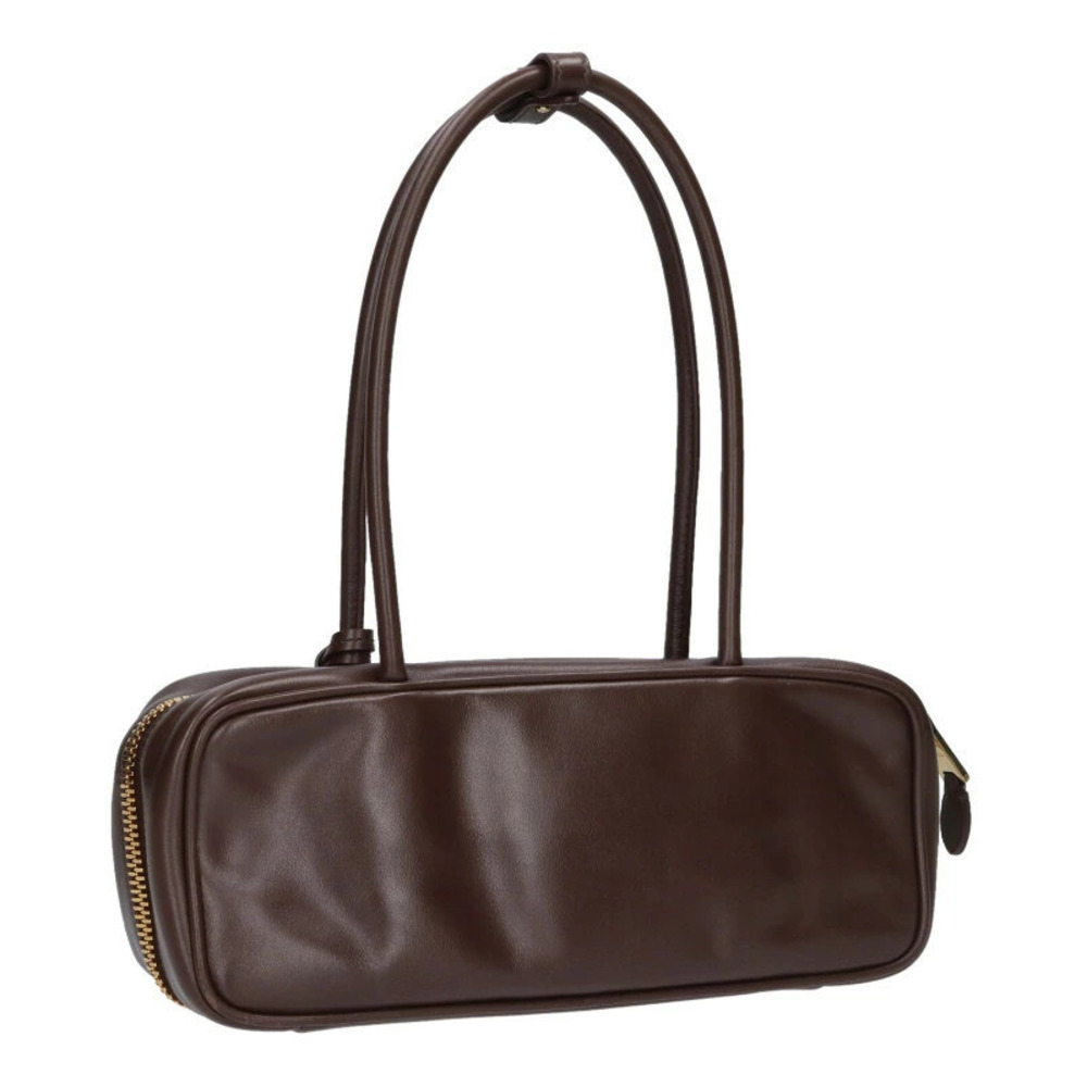 Miu Miu charm logo Handbag brown